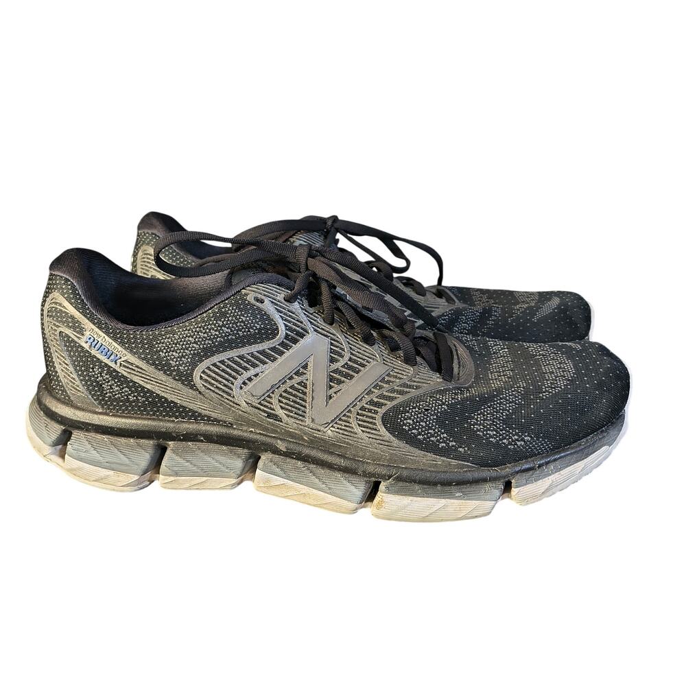 New Balance RUBIX Black and Gray Running Sneakers Men's 12